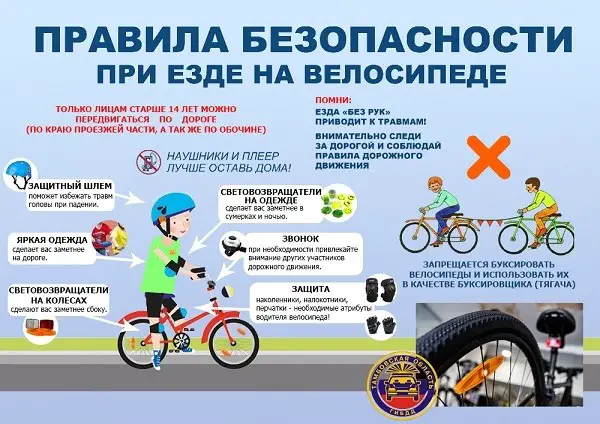 A 14 év alatti gyermekek kerékpározásának szabályai